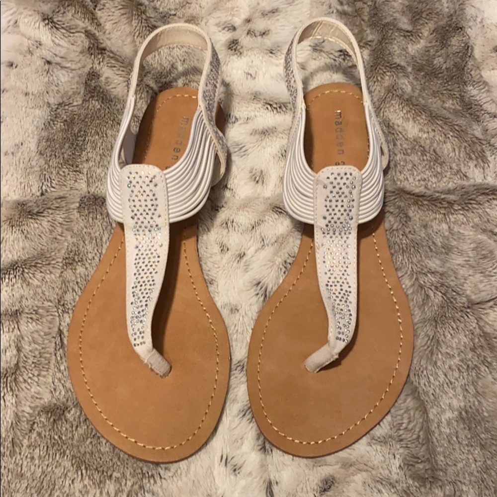 Brand New Madden Girl 9 1/2 White Sandal